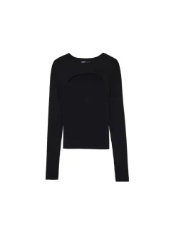 Clearance sweter z wycięciem z przodu Swetry
