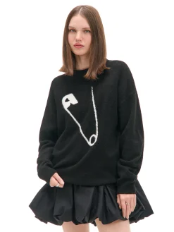 Discount sweter ze agrafką Swetry