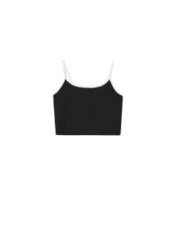 Fashion top z białymi ramiączkami Sety