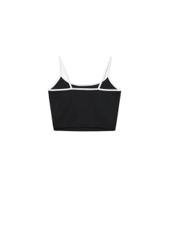 Fashion top z białymi ramiączkami Sety