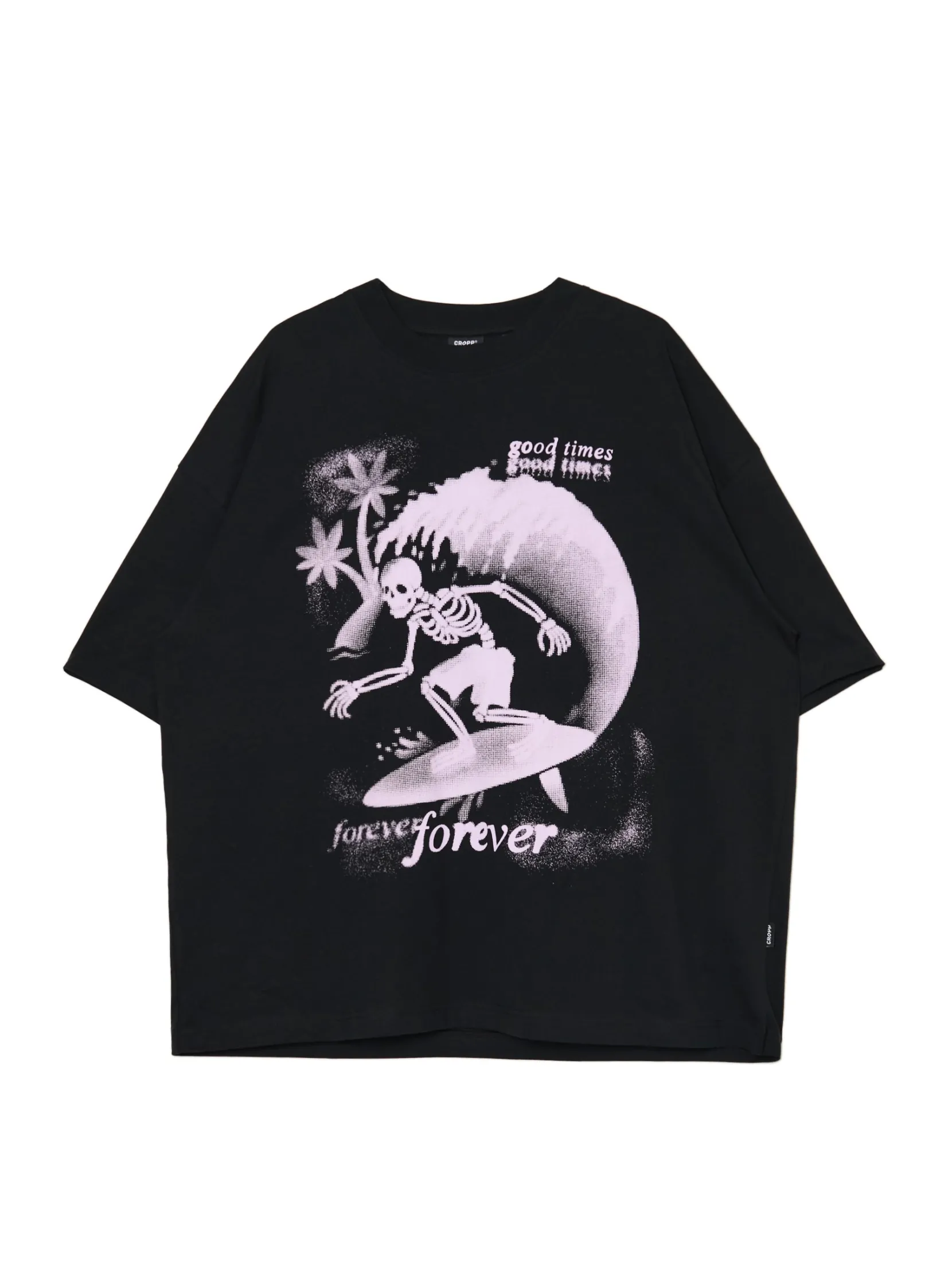 Hot T-shirt boxy z nadrukiem Koszulki