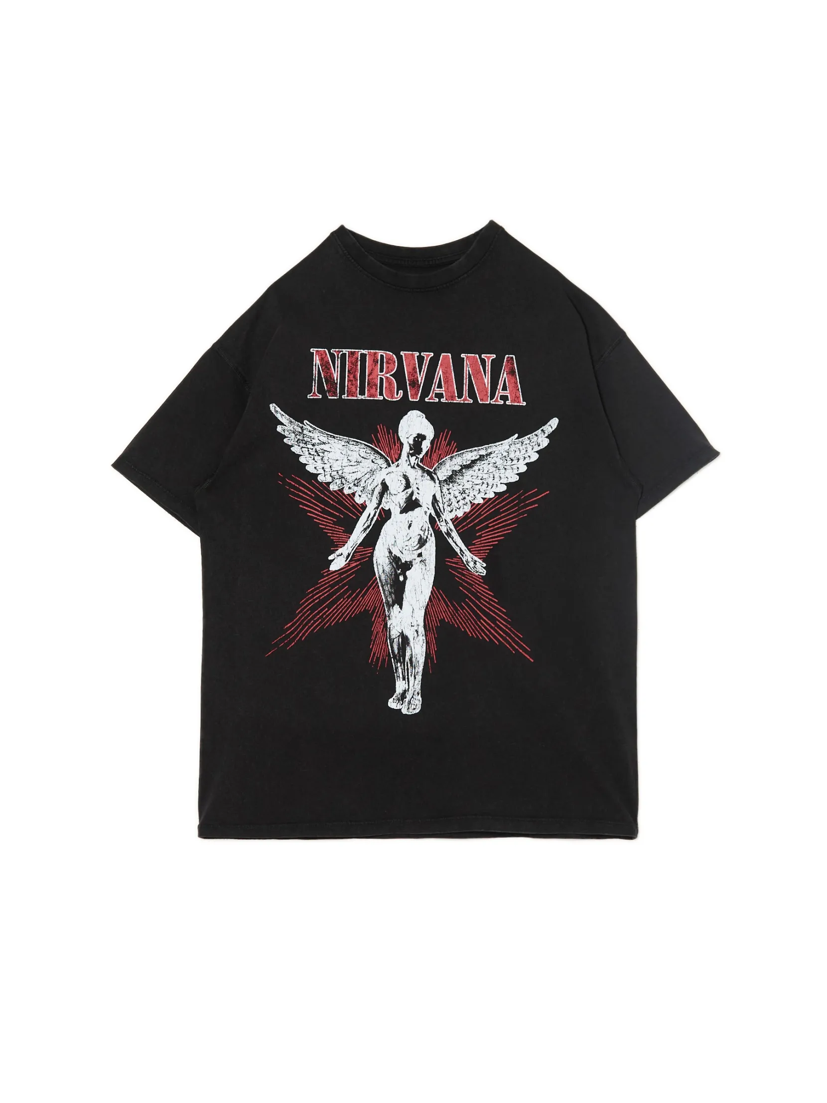 Sale T-shirt oversize z grafiką Nirvana UNISEX Unisex|Unisex