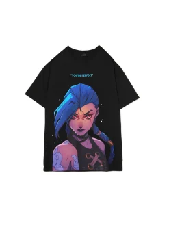 Outlet T-shirt z Jinx z Arcane Koszulki, Topy