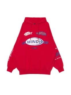 Online Czerwona bluza z motywem racingowym UNISEX Unisex|Unisex