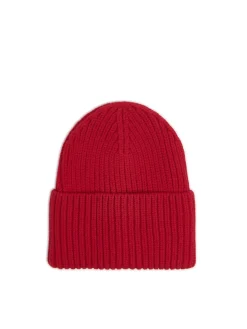 Fashion Czerwona czapka beanie Czapki