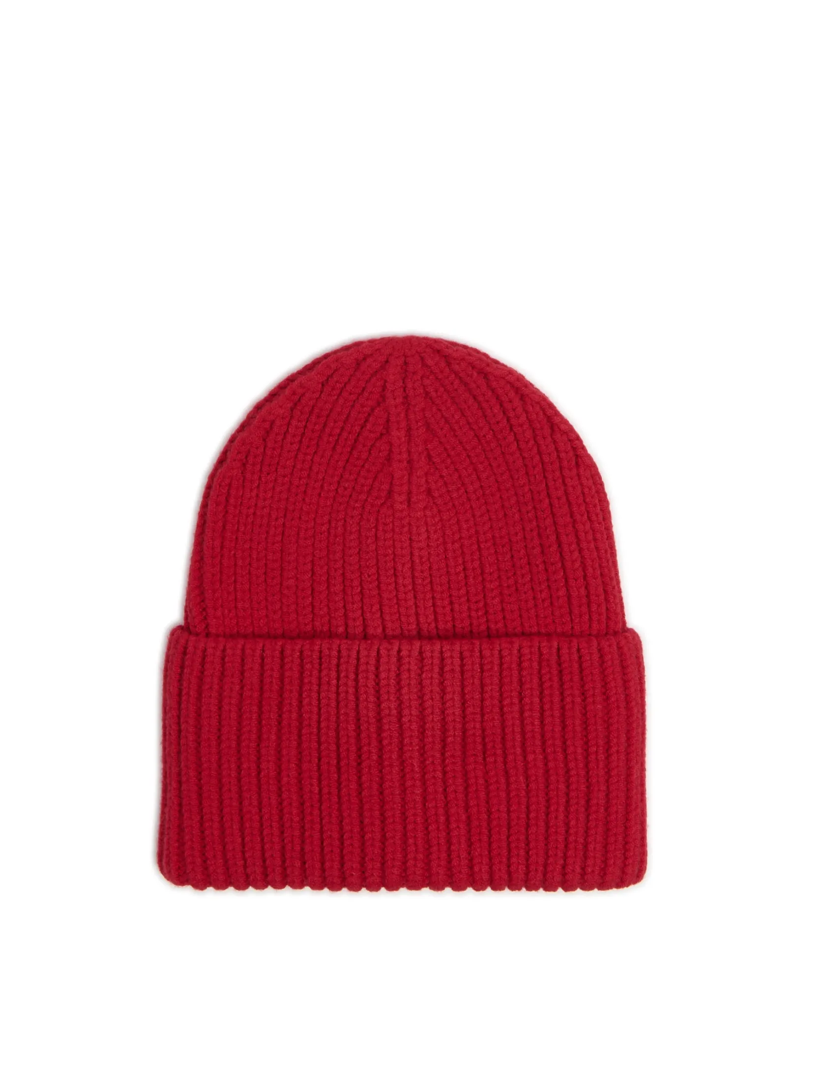 Fashion Czerwona czapka beanie Czapki