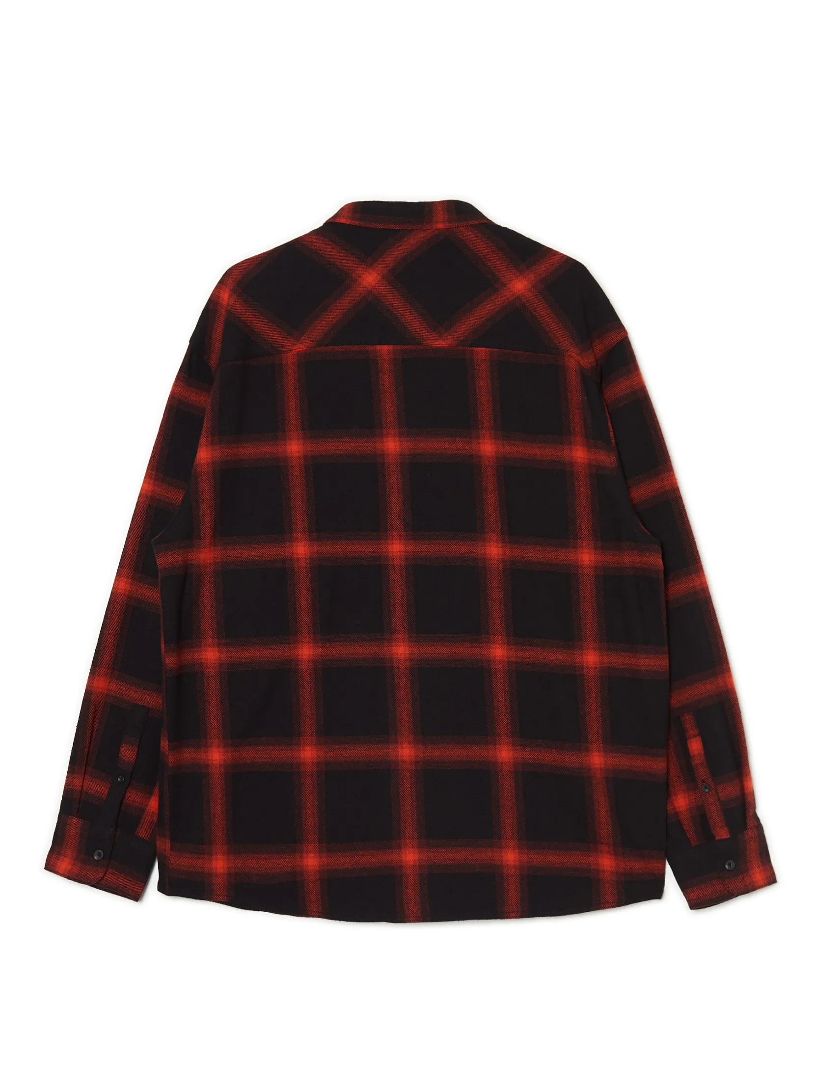 Clearance Czerwona flanelowa koszula w kratę Koszule