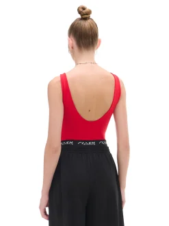 Clearance Czerwone body Koszulki, Topy