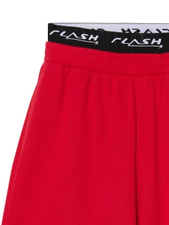 Fashion Czerwone dresowe joggery Spodnie