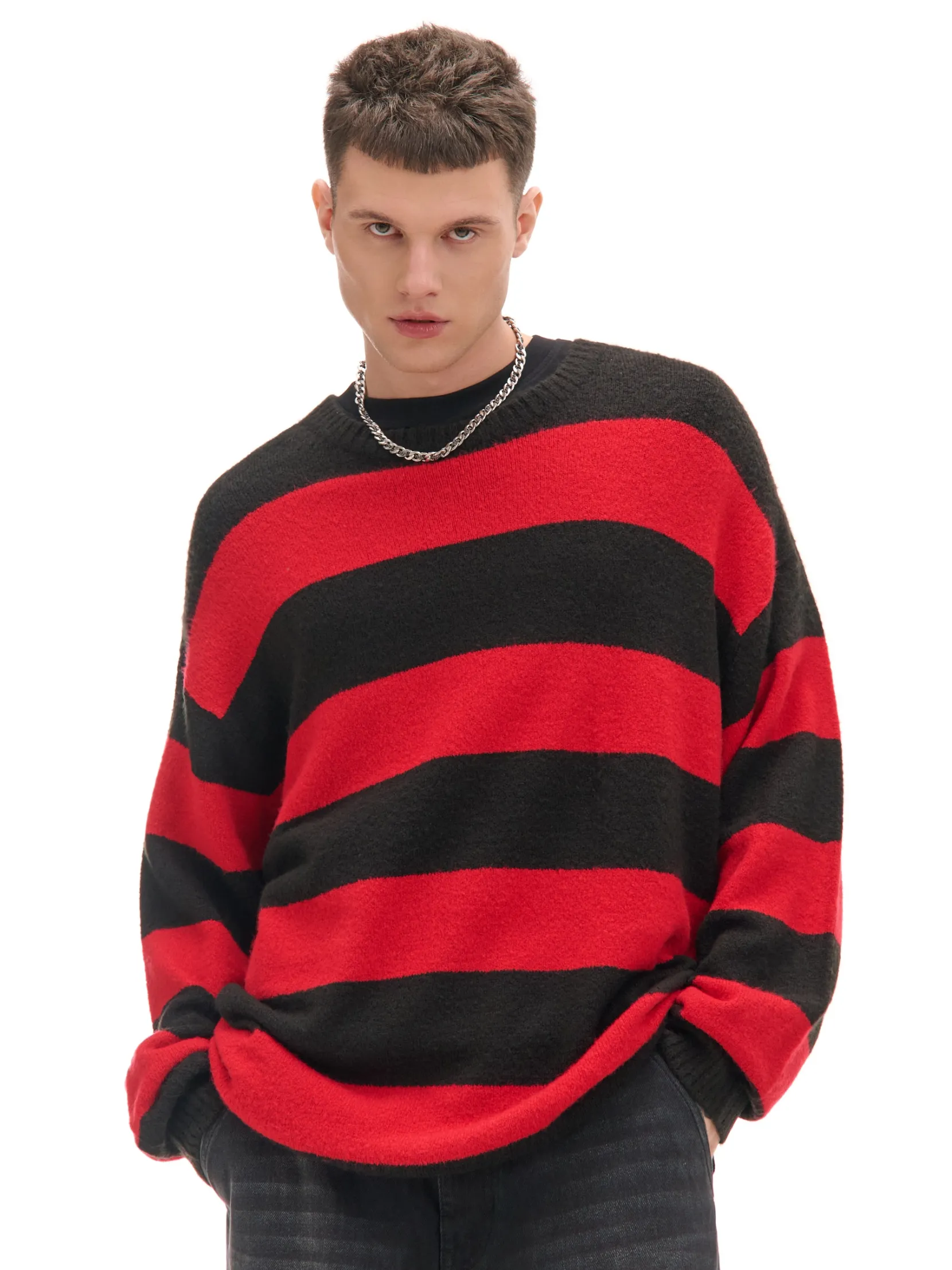 Online sweter w paski Swetry