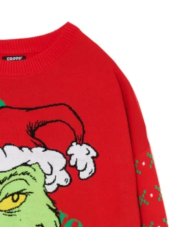 Online sweter świąteczny Grinch Ubrania Świąteczne|Swetry