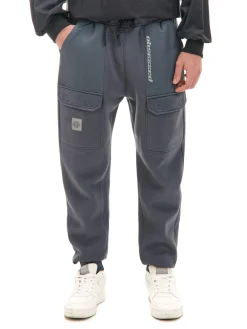 Best Dresowe joggery z efektem reflective Spodnie