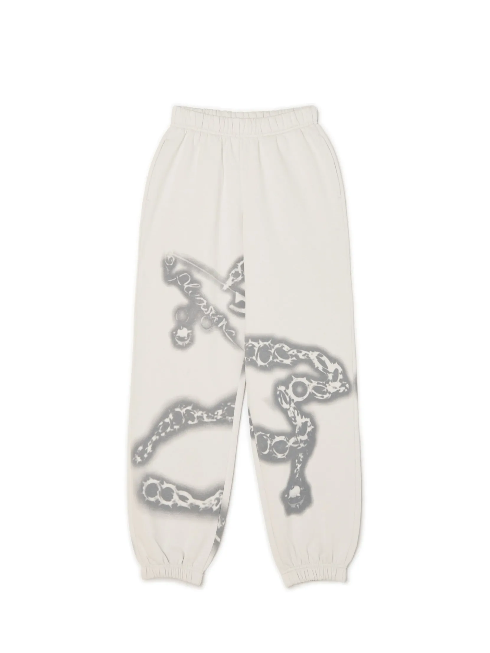 Discount Dresowe joggery z motywem łańcucha Spodnie|Sety