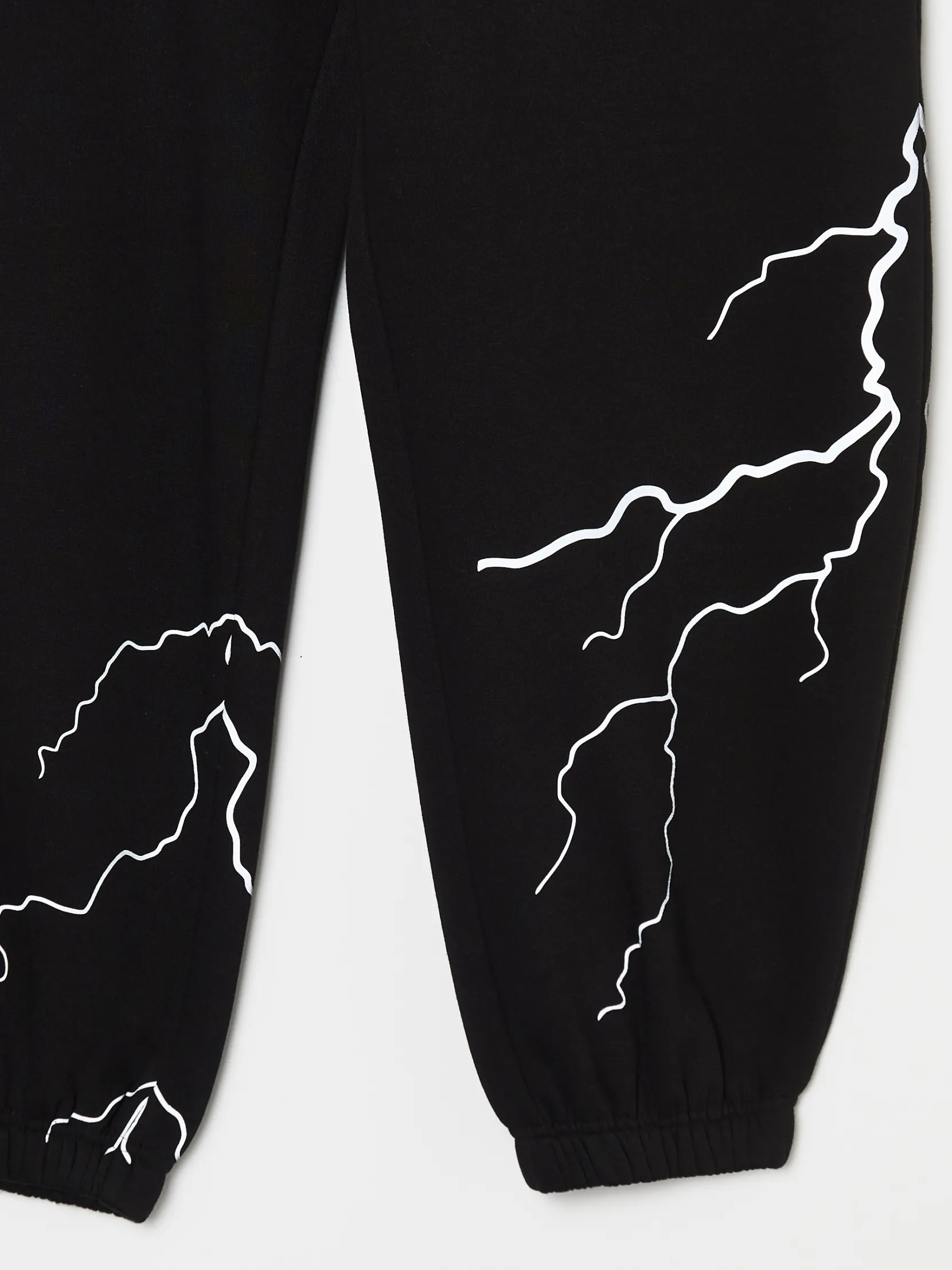Best Dresowe joggery z odblaskowym printem Spodnie