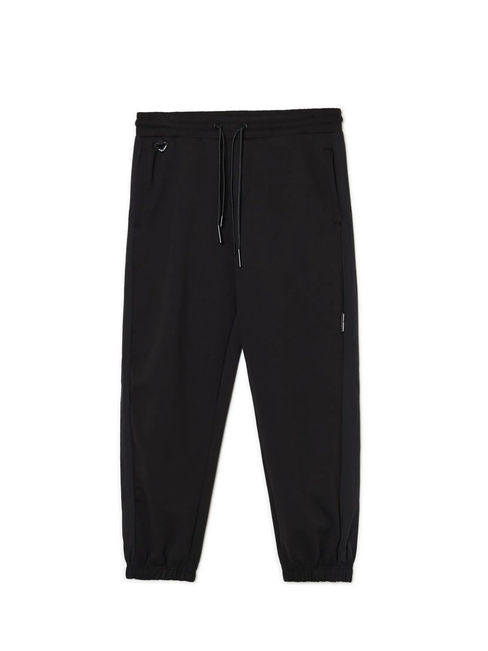 Discount Dresowe joggery z podwójnymi troczkami Spodnie
