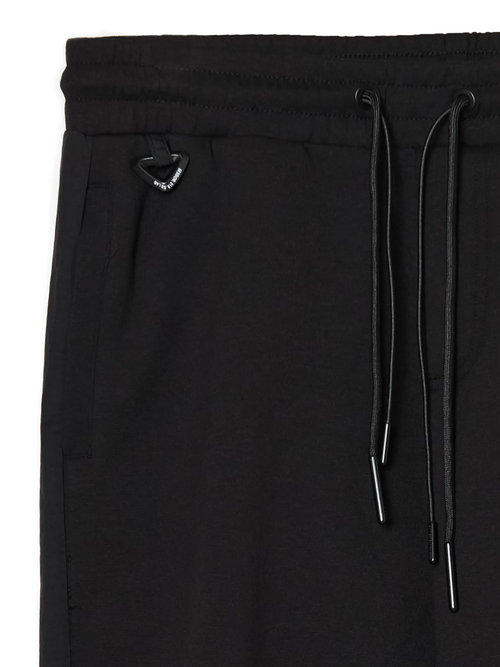 Discount Dresowe joggery z podwójnymi troczkami Spodnie