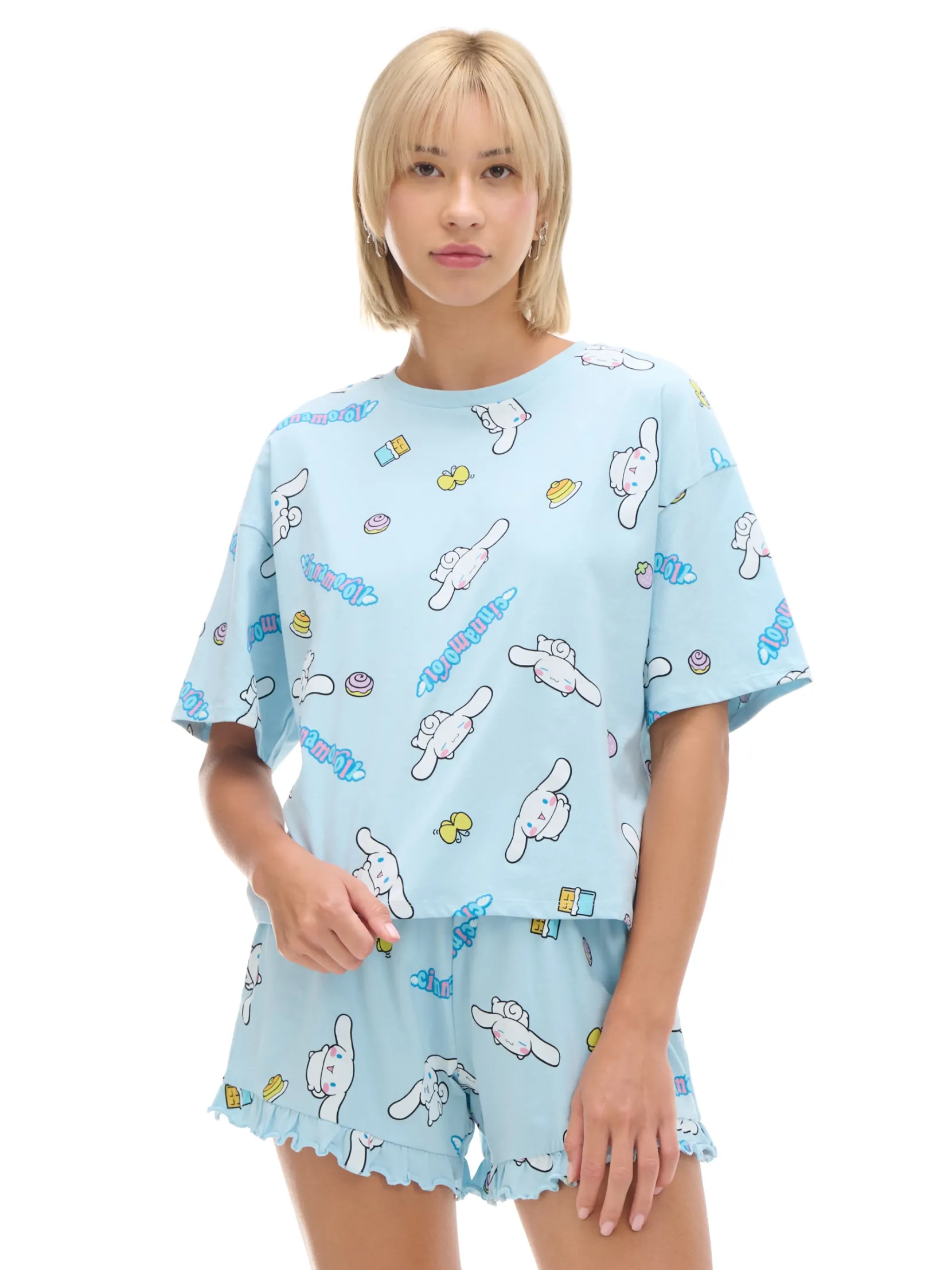 Sale Dwuczęściowa krótka piżama Cinnamoroll Piżamy