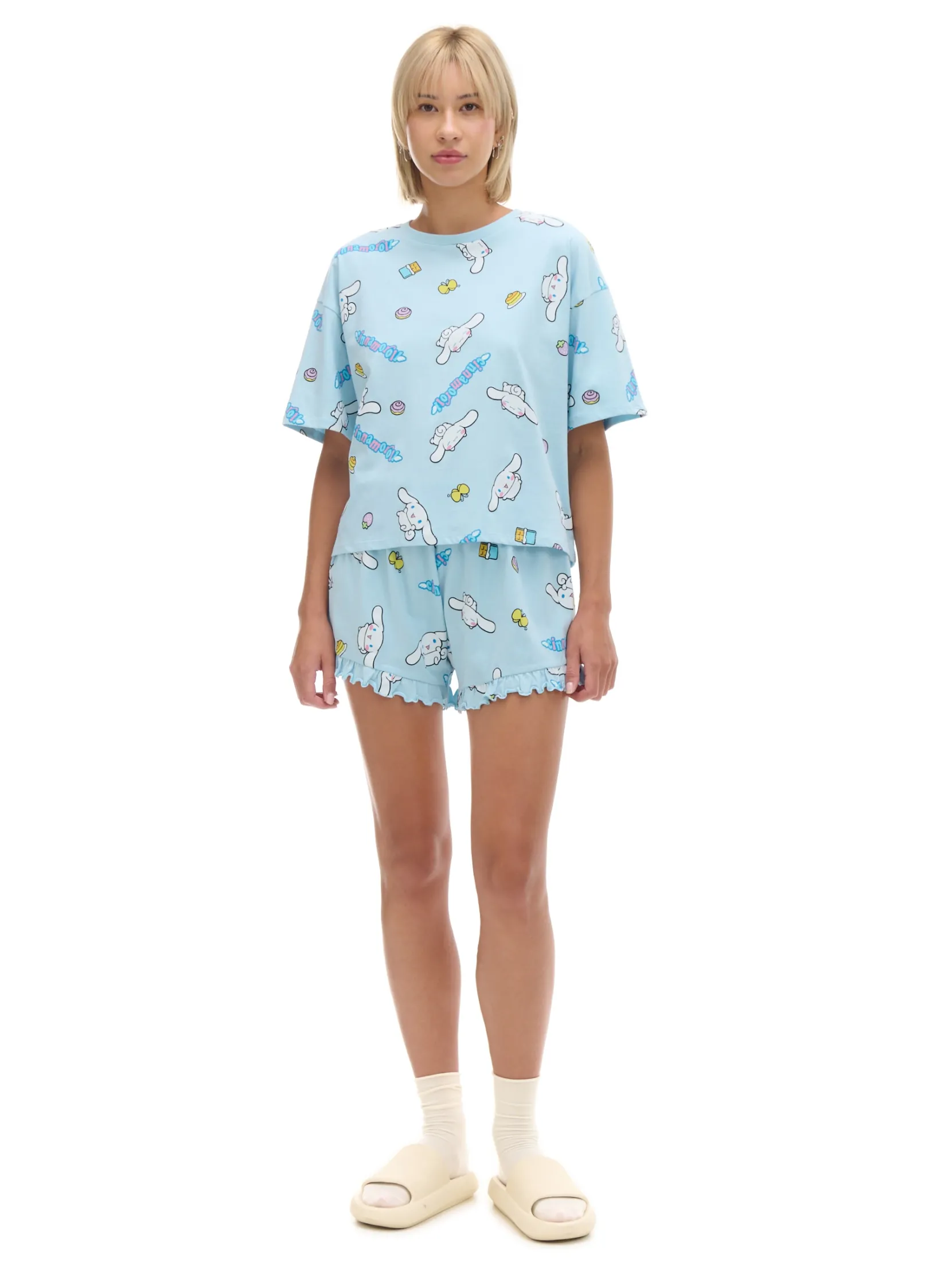 Sale Dwuczęściowa krótka piżama Cinnamoroll Piżamy