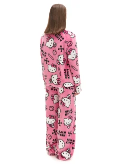 Discount Dwuczęściowa pluszowa piżama Hello Kitty Cozy|Piżamy