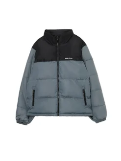 Hot Dwukolorowa kurtka puffer Kurtki Zimowe|Kurtki, Płaszcze