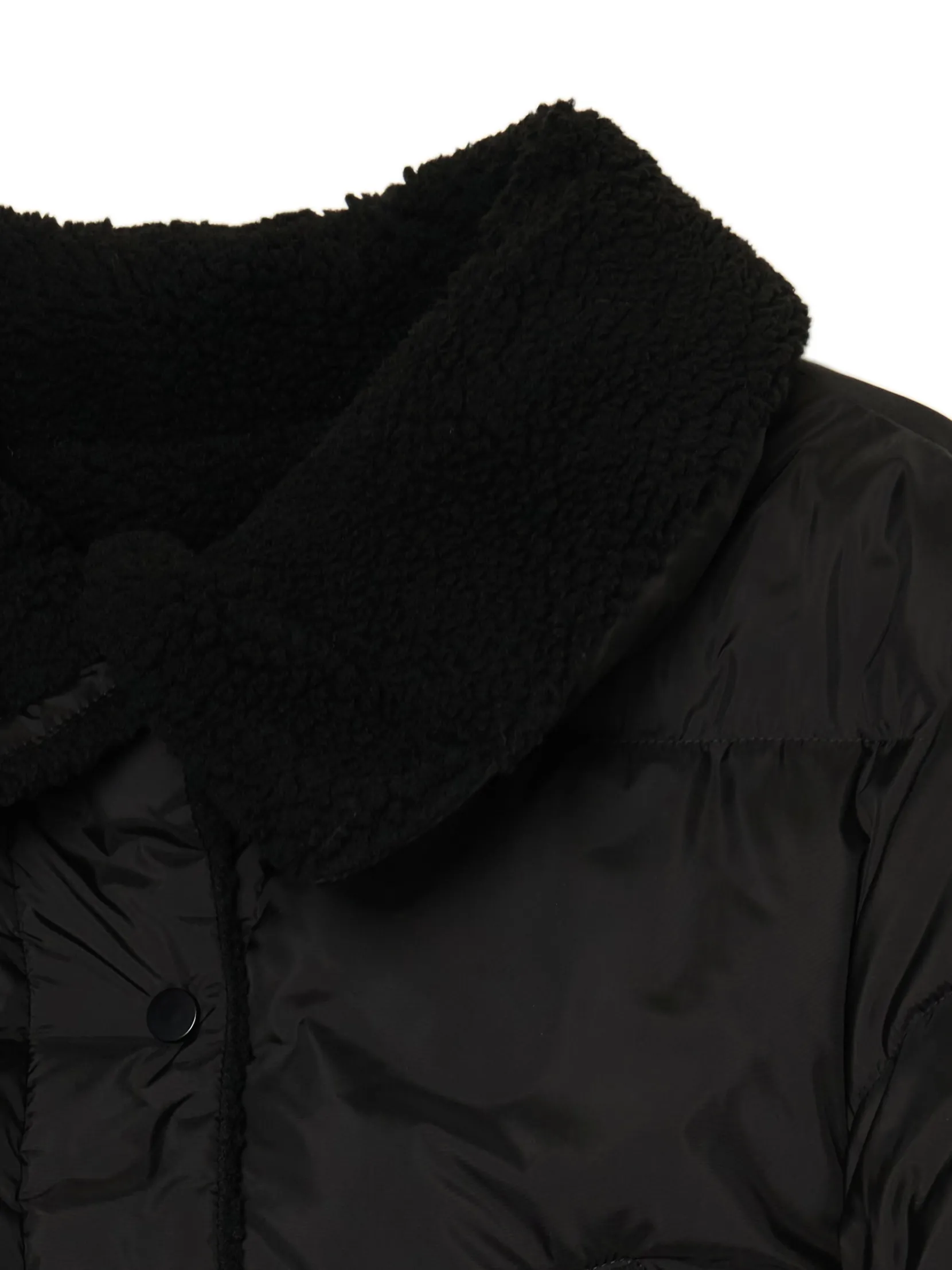 Discount Dwustronna czarna kurtka puffer Kurtki, Płaszcze