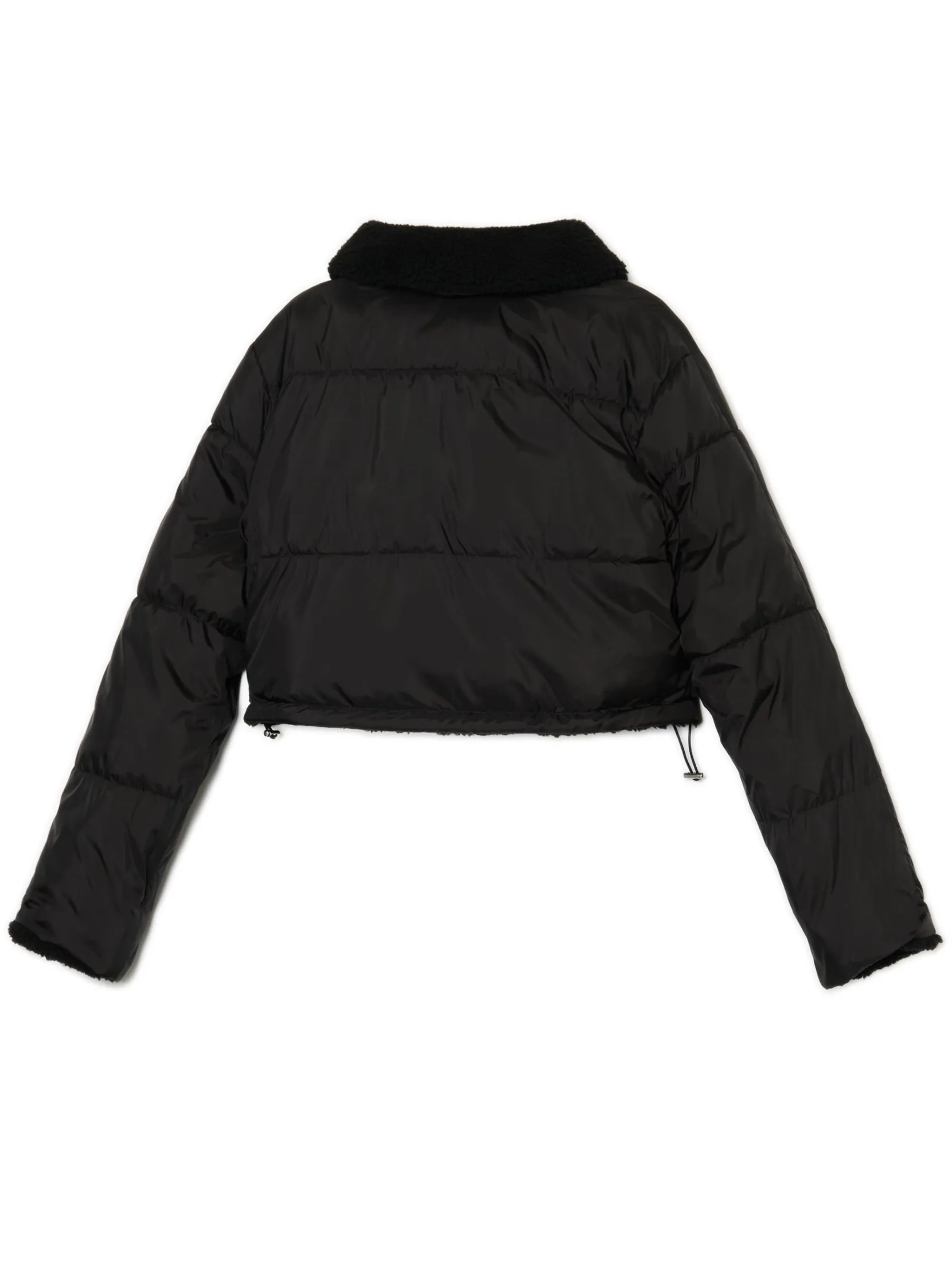 Discount Dwustronna czarna kurtka puffer Kurtki, Płaszcze