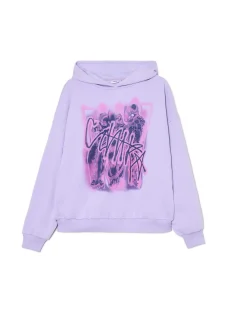 Fashion Fioletowa bluza z kapturem UNISEX Unisex|Unisex