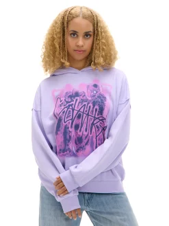 Fashion Fioletowa bluza z kapturem UNISEX Unisex|Unisex