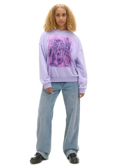 Fashion Fioletowa bluza z kapturem UNISEX Unisex|Unisex
