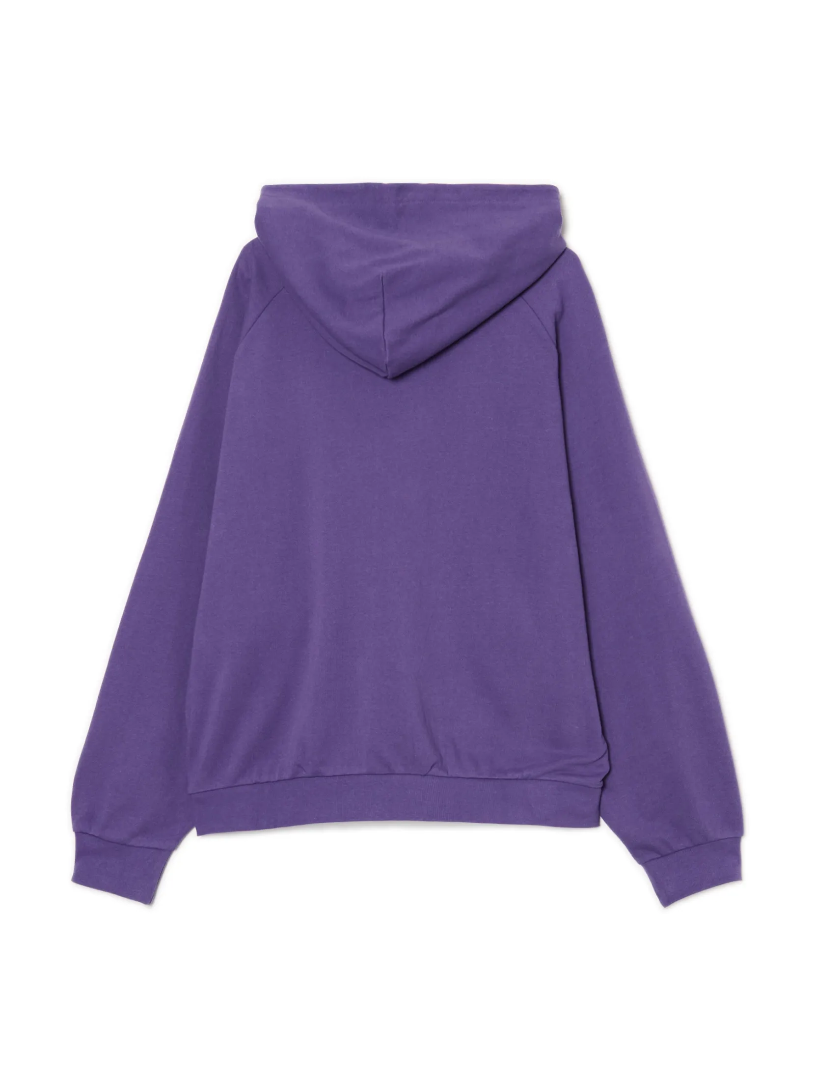 Online Fioletowa bluza z kapturem i nadrukami Bluzy