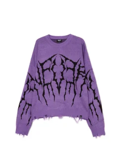 Hot sweter z nadrukiem Swetry