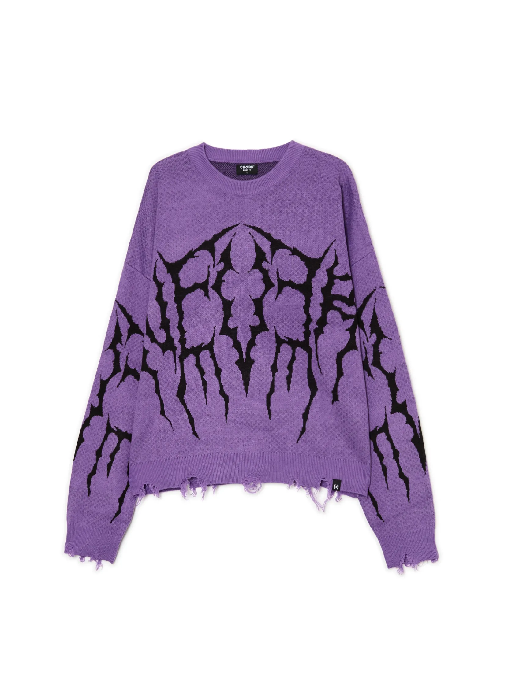 Hot sweter z nadrukiem Swetry