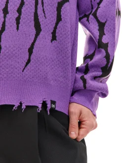 Hot sweter z nadrukiem Swetry