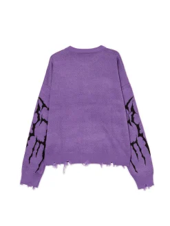 Hot sweter z nadrukiem Swetry
