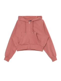 Hot Gładka rozpinana bluza z kapturem Bluzy