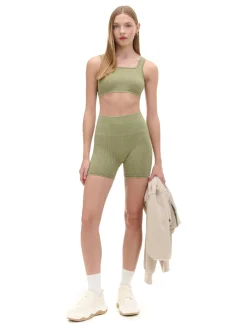 Fashion Gładki oliwkowy top Koszulki, Topy
