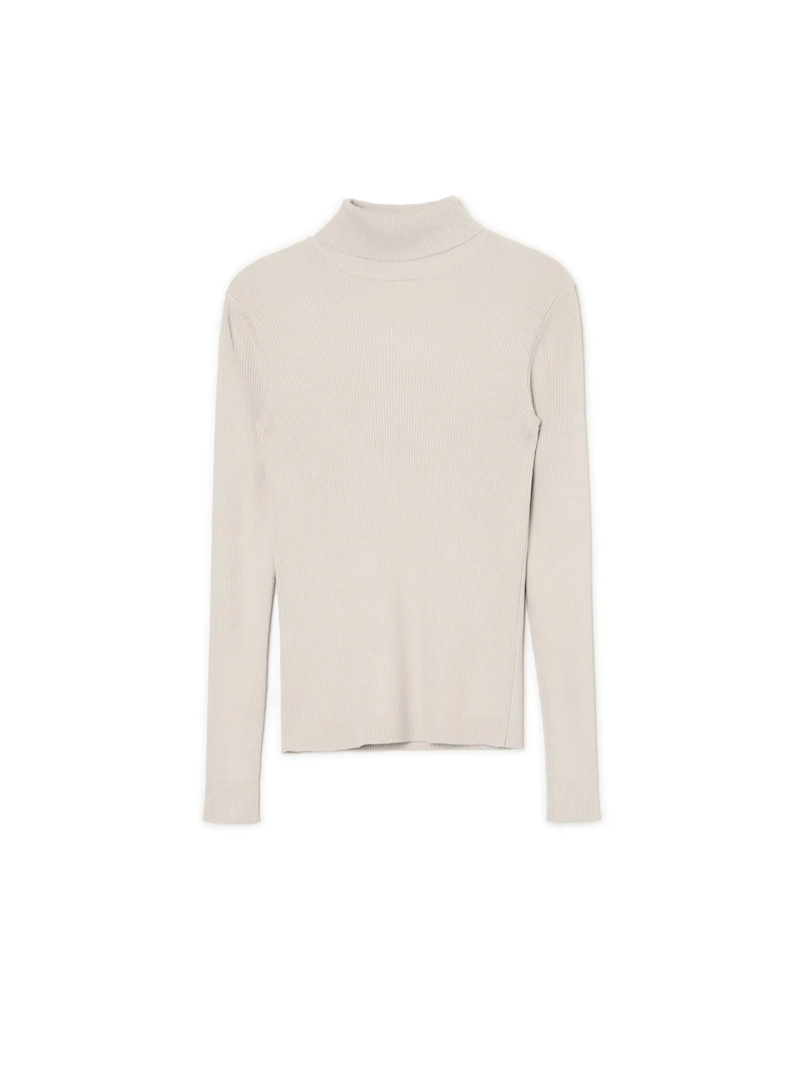 Fashion Gładki sweter z półgolfem Swetry