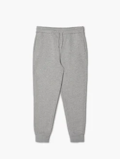 Outlet Gładkie szare joggery regular Spodnie|Sety