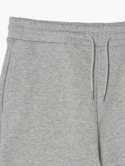 Outlet Gładkie szare joggery regular Spodnie|Sety