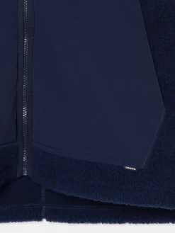 Clearance Granatowa bluza sherpa Bluzy