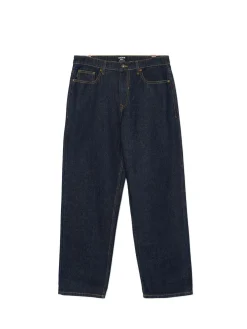 Hot Granatowe jeansy baggy Jeansy|Baggy