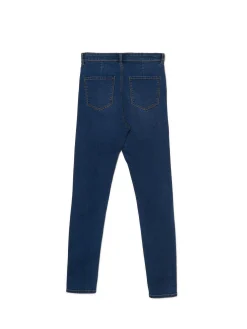 Discount Granatowe jeansy skinny Jeansy