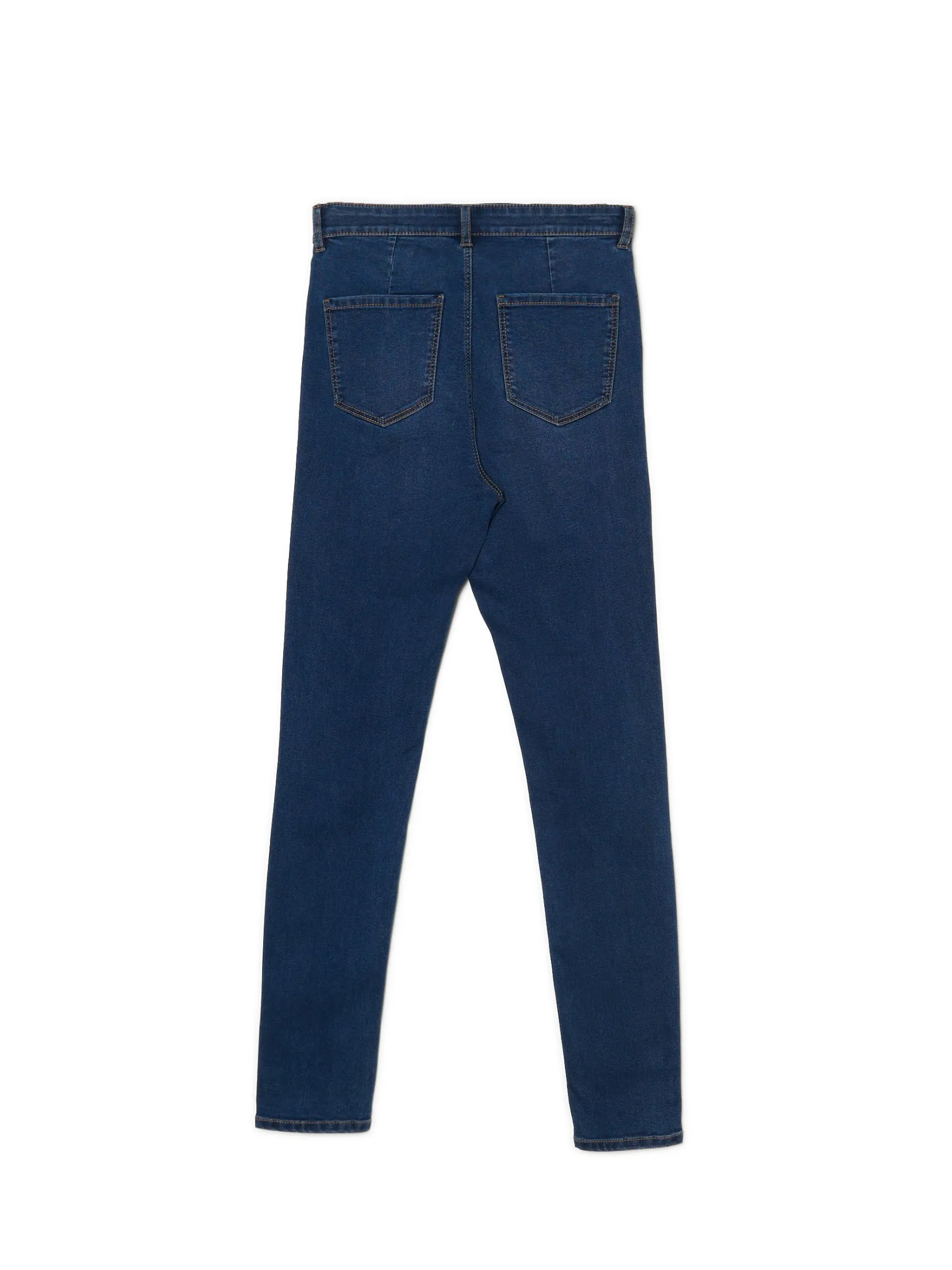 Discount Granatowe jeansy skinny Jeansy