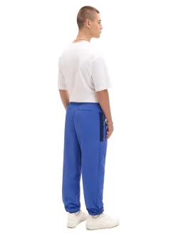 Fashion Granatowe spodnie joggery basic Spodnie|Sety