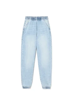 Best Jasne jeansowe joggery Jeansy