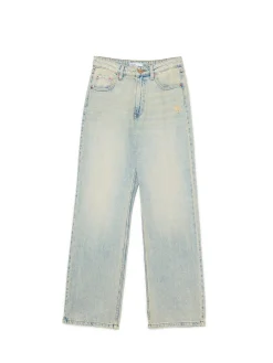 Hot Jasne jeansy baggy Jeansy
