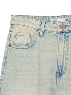 Hot Jasne jeansy baggy Jeansy
