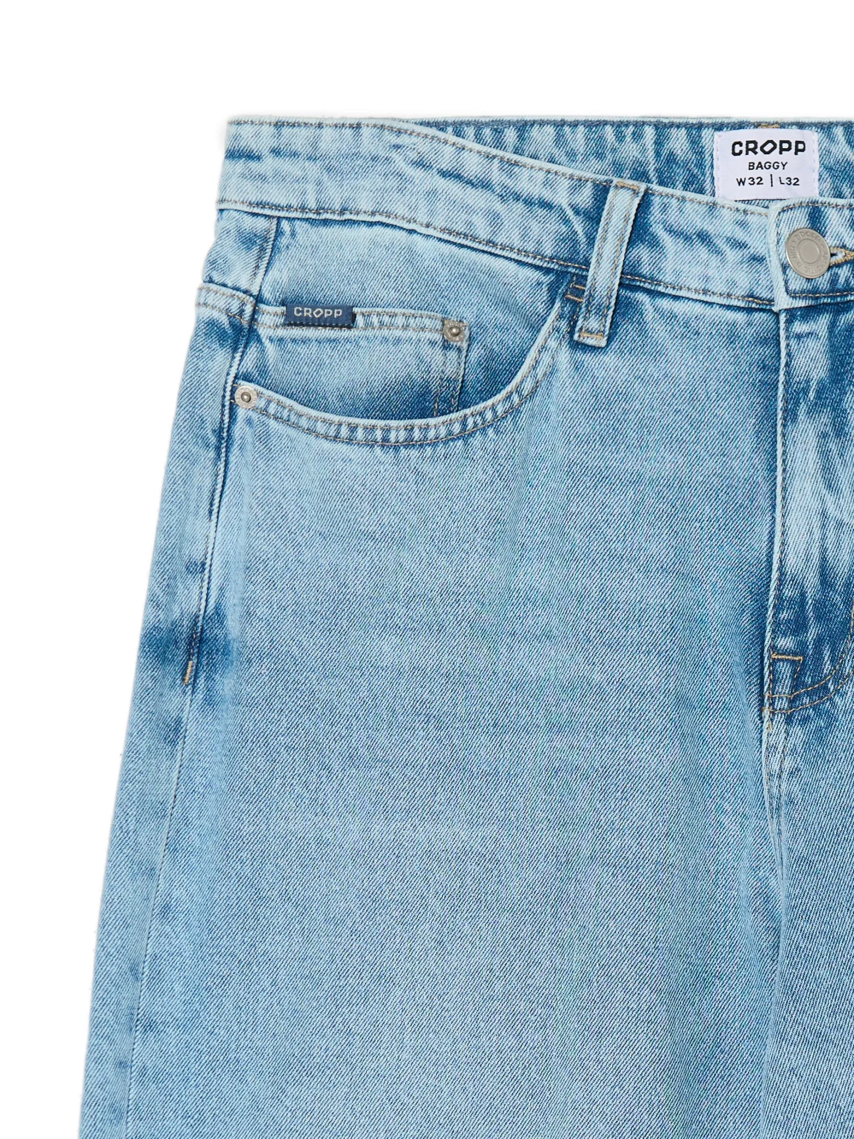 Clearance Jasne jeansy baggy Jeansy|Baggy