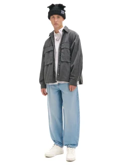Hot Jasne jeansy balloon baggy Jeansy|Baggy