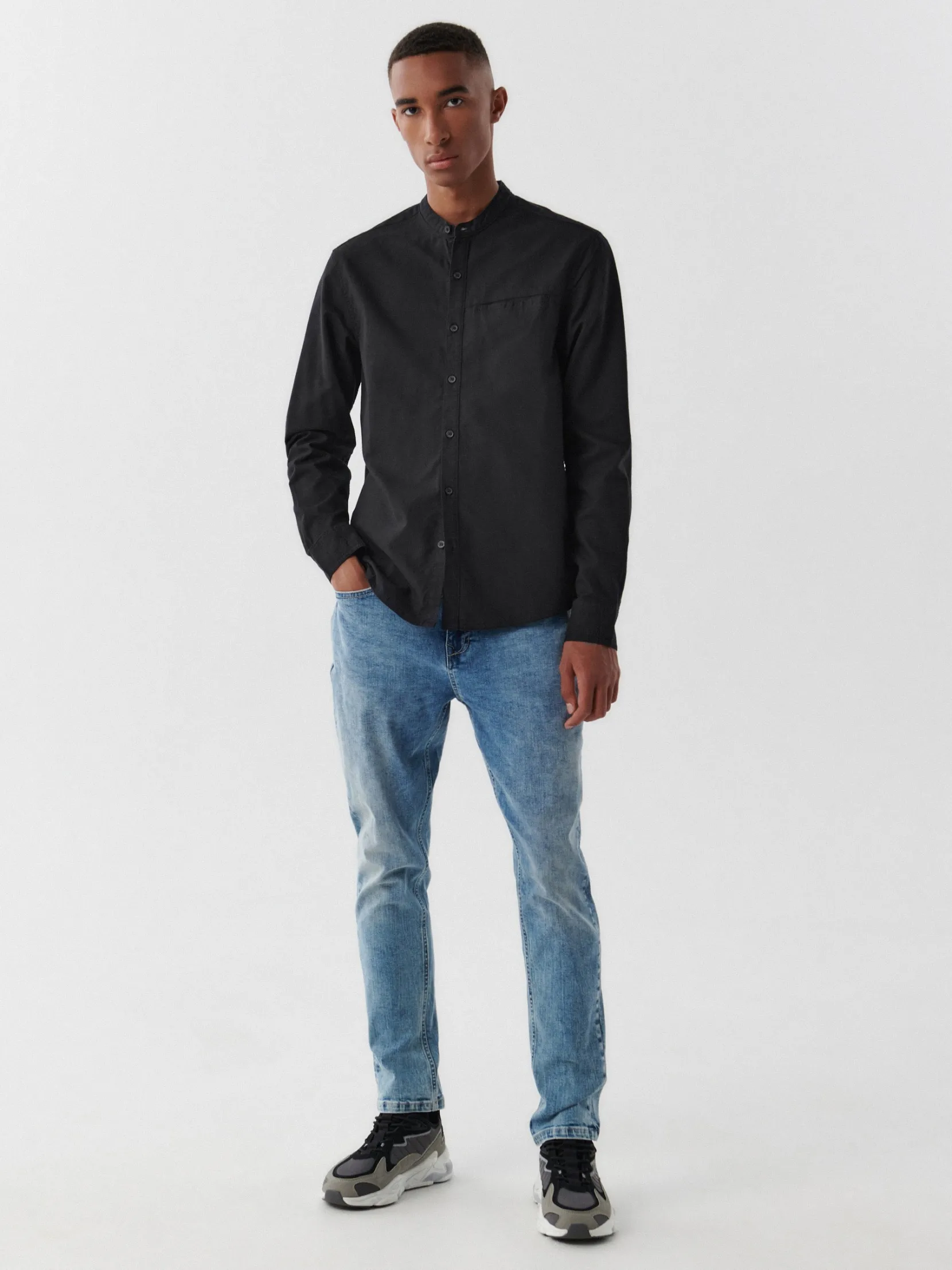Online Jasne jeansy carrot Jeansy